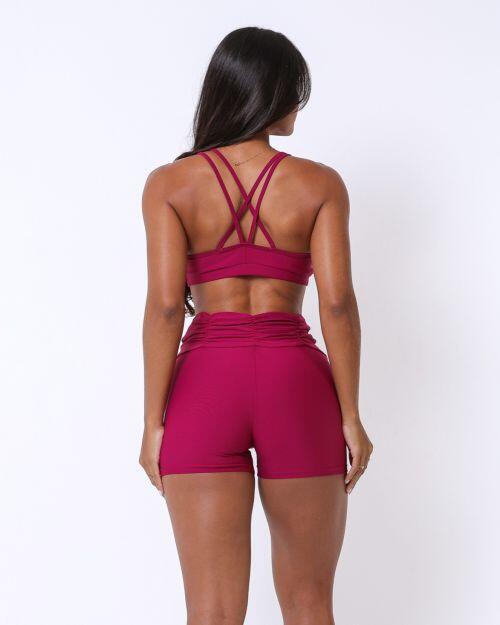 Conjunto Short Básico Cós Franzido Light + Top Lu