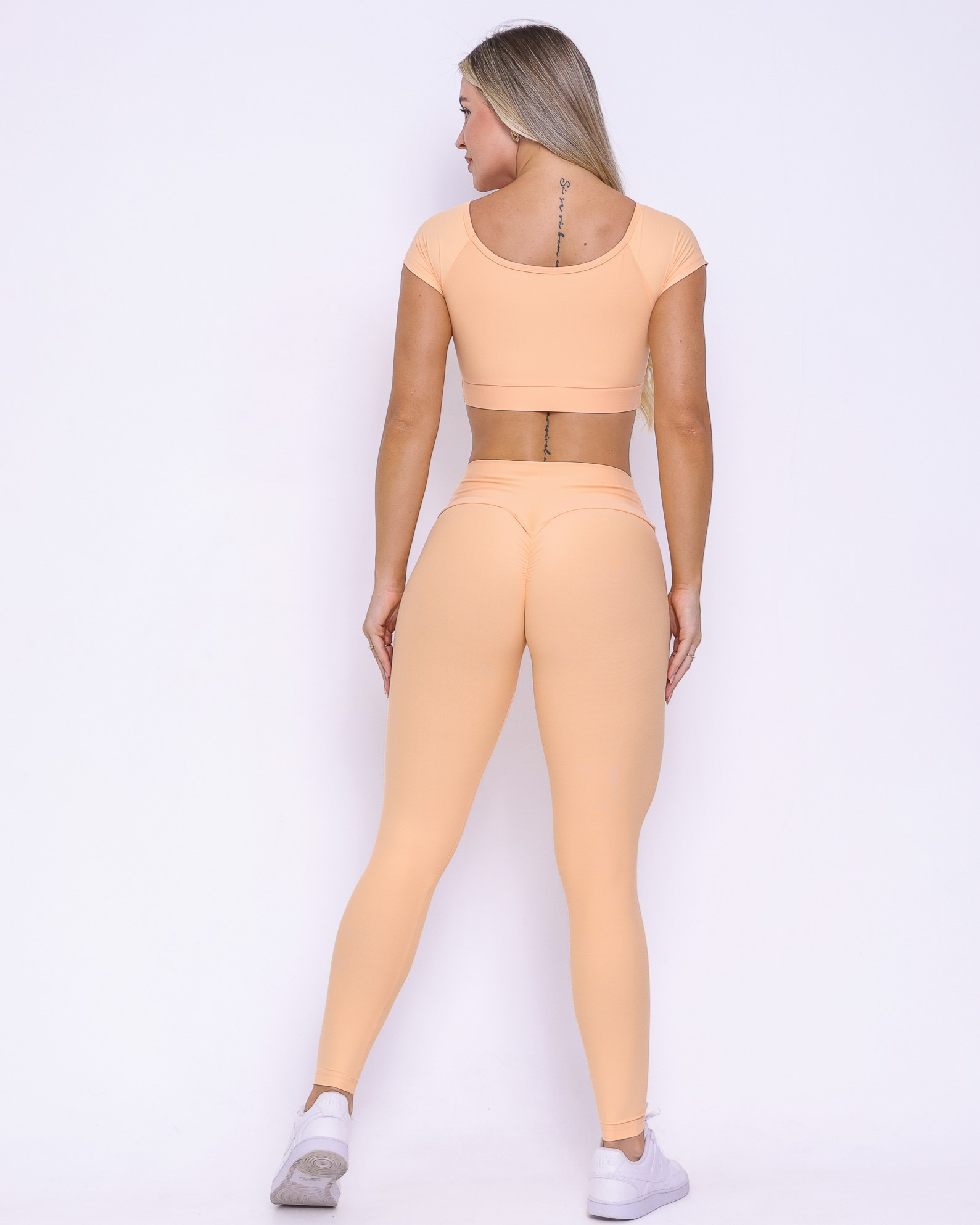 Conjunto Calça Legging Empina Light + Top Manguinha