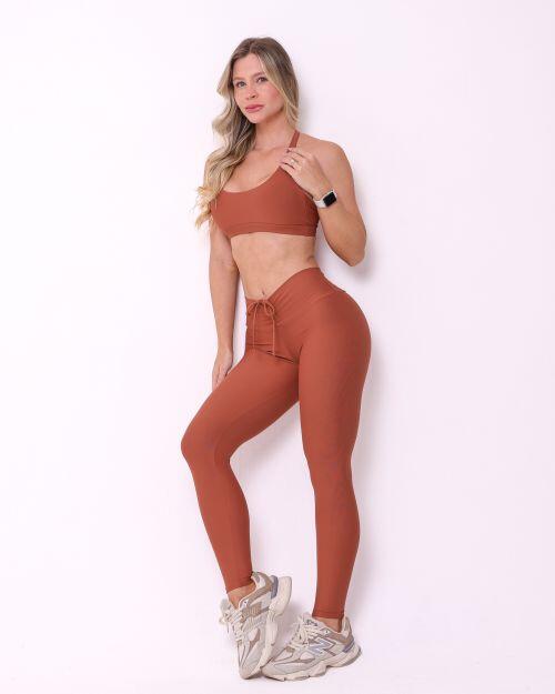 Conjunto Calça Legging Empina Light + Top Jhully