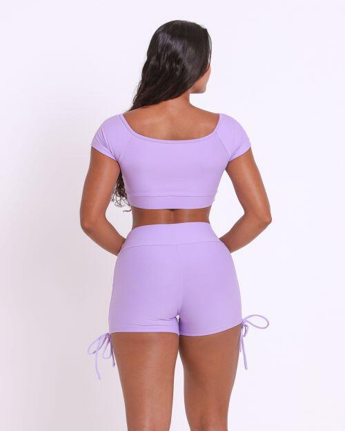 Conjunto Short Cross Light + Top Manguinha