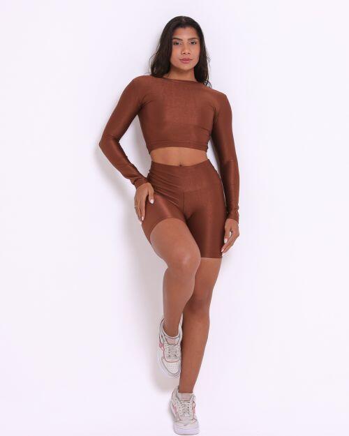 Conjunto Short Bermuda Compressão + Top Maria