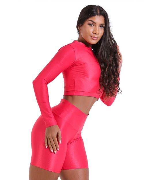 Conjunto Short Bermuda Compressão + Top Maria