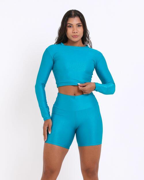 Conjunto Short Bermuda Compressão + Top Maria