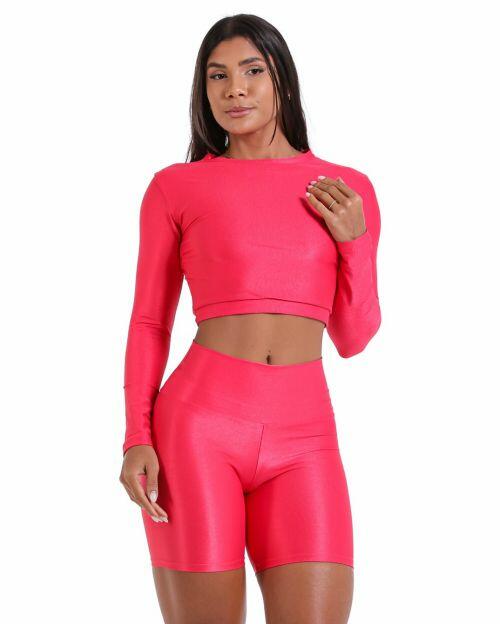 Conjunto Short Bermuda Compressão + Top Maria