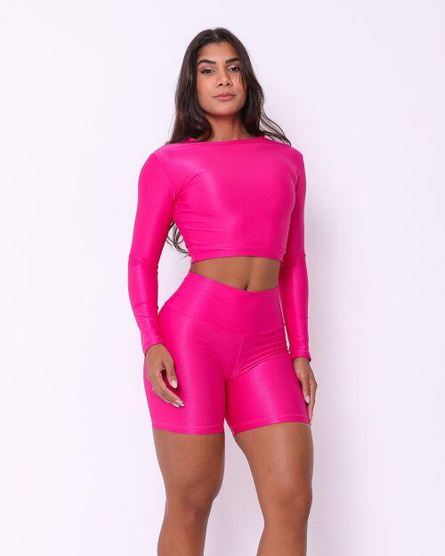 Conjunto Short Bermuda Compressão + Top Maria