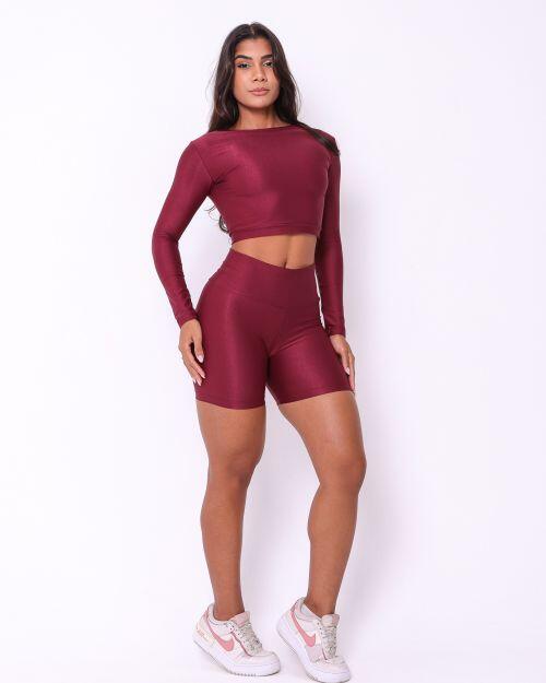 Conjunto Short Bermuda Compressão + Top Maria