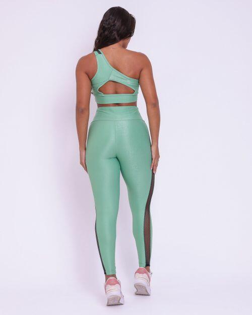 Conjunto Calça Legging Essence Compressão + Top Paloma Essence