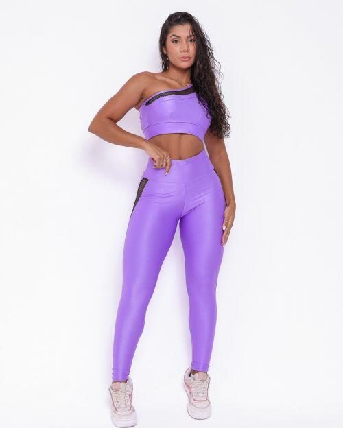 Conjunto Cal�a Legging Essence Compress�o + Top Paloma Essence