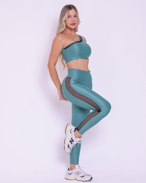 Conjunto Calça Legging Essence Compressão + Top Paloma Essence