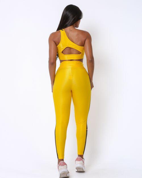 Conjunto Cal�a Legging Essence Compress�o + Top Paloma Essence