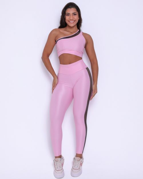 Conjunto Calça Legging Essence Compressão + Top Paloma Essence