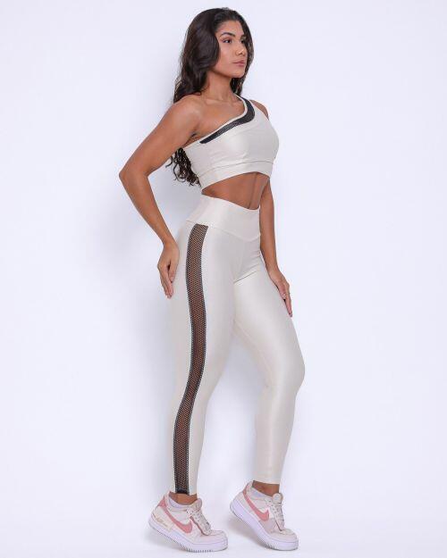 Conjunto Calça Legging Essence Compressão + Top Paloma Essence