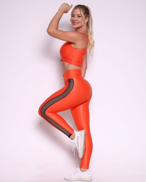 Conjunto Calça Legging Essence Compressão + Top Paloma Essence