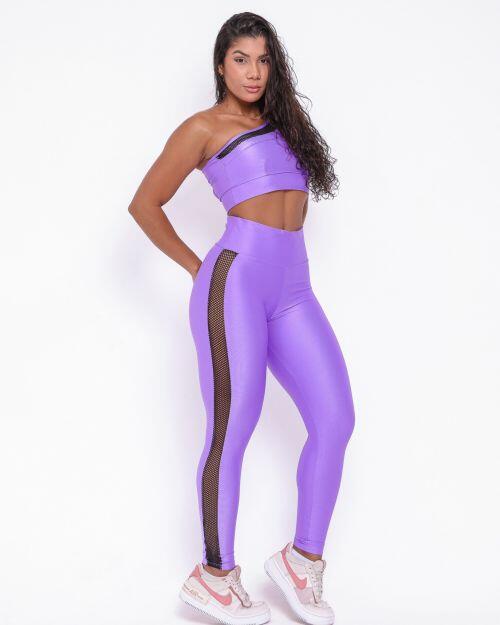 Conjunto Cal�a Legging Essence Compress�o + Top Paloma Essence