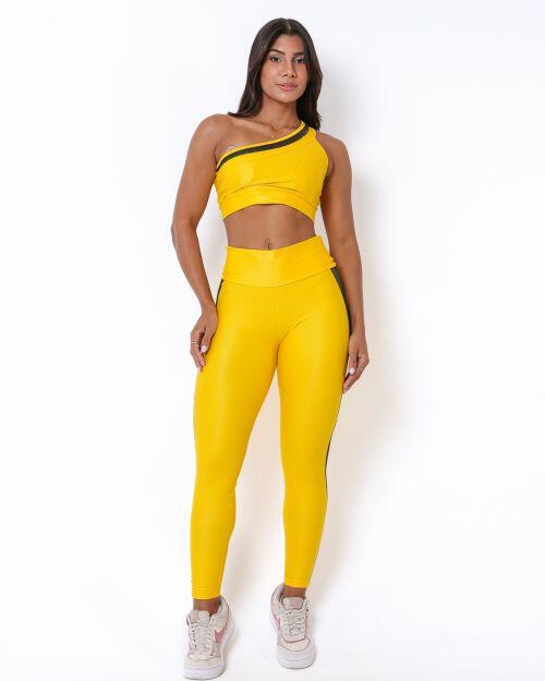 Conjunto Cal�a Legging Essence Compress�o + Top Paloma Essence