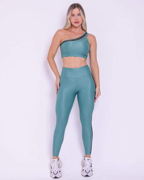 Conjunto Calça Legging Essence Compressão + Top Paloma Essence