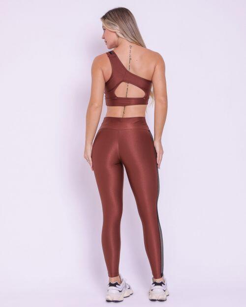 Conjunto Calça Legging Essence Compressão + Top Paloma Essence