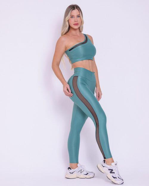 Conjunto Calça Legging Essence Compressão + Top Paloma Essence