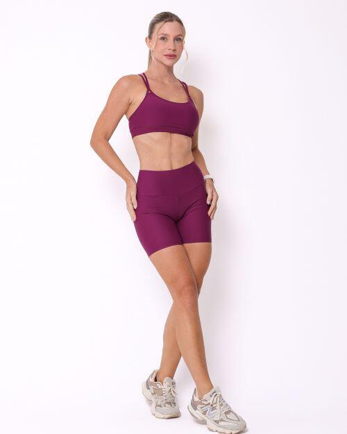 Conjunto Short Bermuda Light + Top Lu