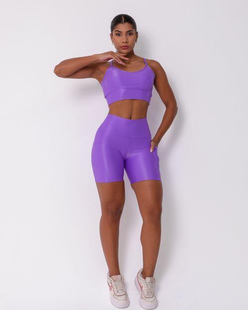 Conjunto Short Bolso Duplo Compressão + Top Kelly