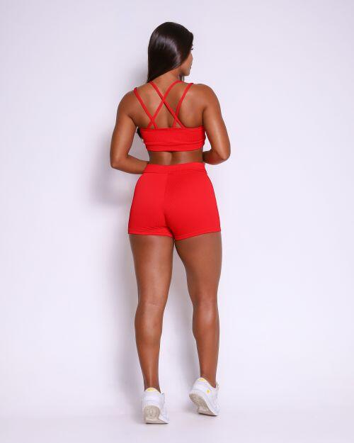 Conjunto Short Básico Cós Fino Valência + Top Vivi