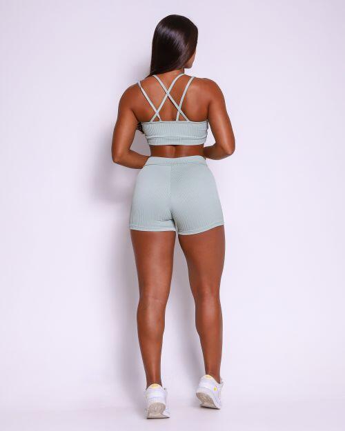 Conjunto Short Básico Cós Fino Valência + Top Vivi