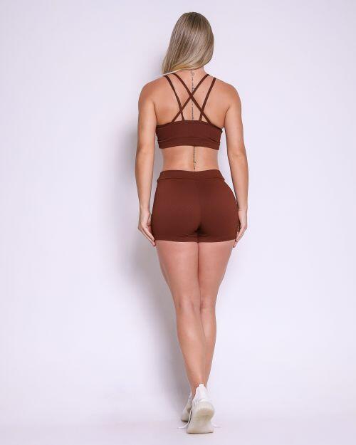Conjunto Short Básico Cós Fino Valência + Top Vivi