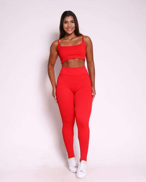 Conjunto Calça Básica Valência + Top Bruna