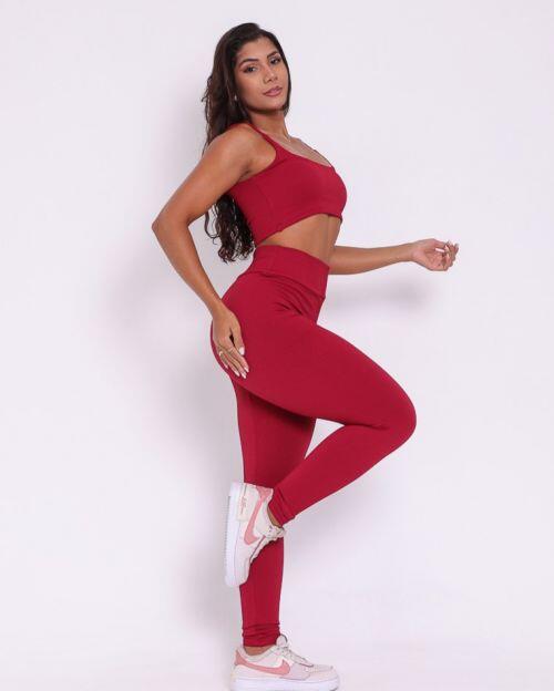 Conjunto Calça Básica Valência + Top Bruna