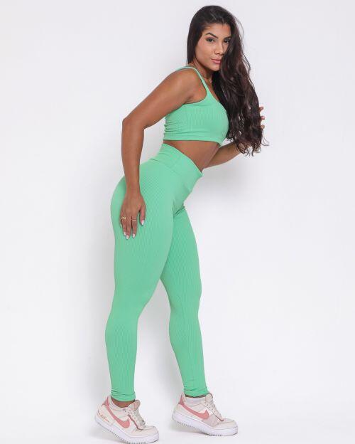 Conjunto Calça Básica Valência + Top Bruna