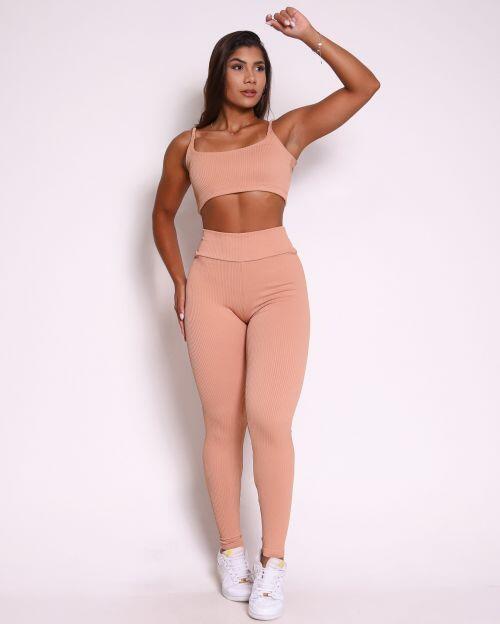 Conjunto Calça Básica Valência + Top Bruna