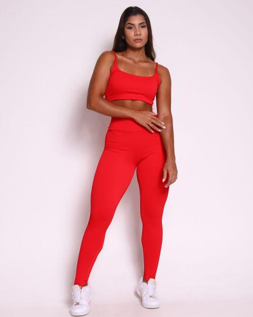 Conjunto Calça Básica Valência + Top Bruna
