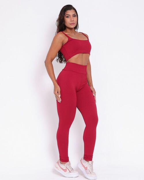 Conjunto Calça Básica Valência + Top Bruna
