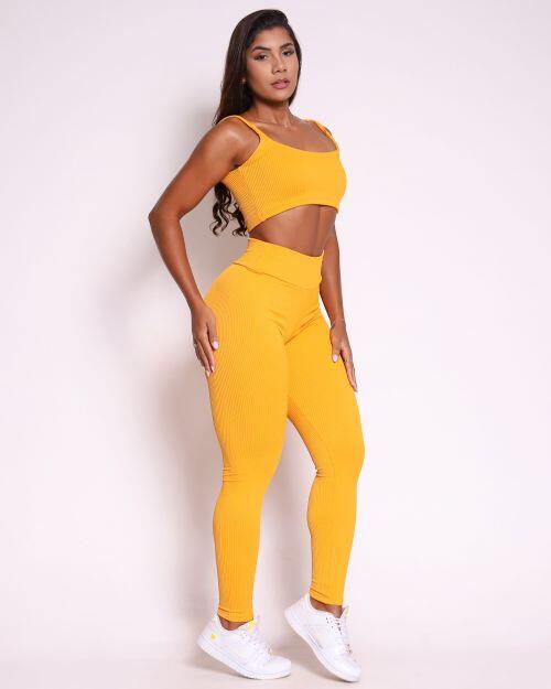 Conjunto Calça Básica Valência + Top Bruna