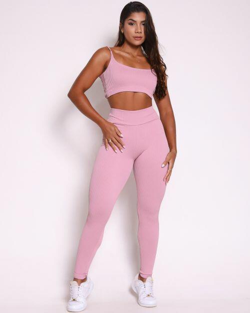 Conjunto Calça Básica Valência + Top Bruna