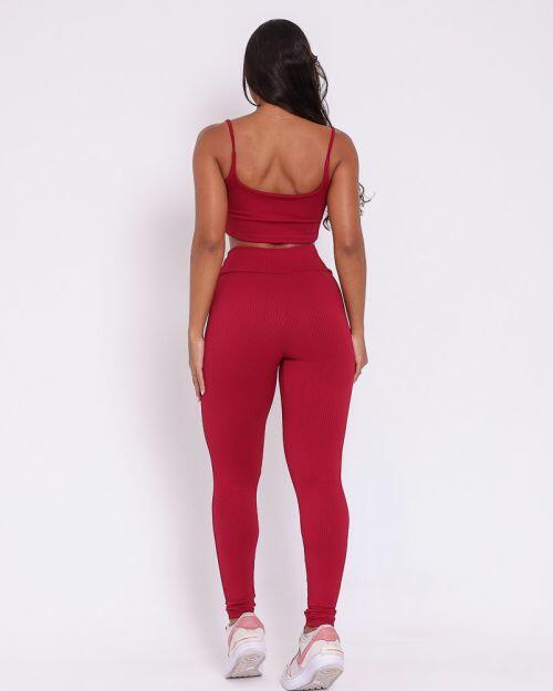 Conjunto Calça Básica Valência + Top Bruna