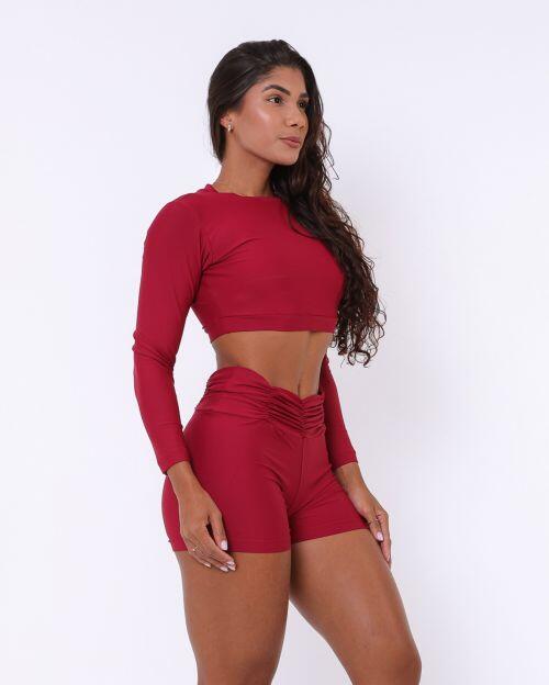 Conjunto Short Básico Cós Franzido Light + Top Maria