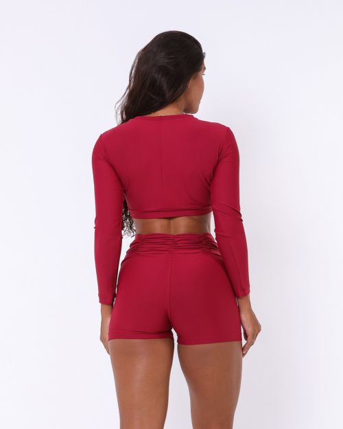 Conjunto Short Básico Cós Franzido Light + Top Maria
