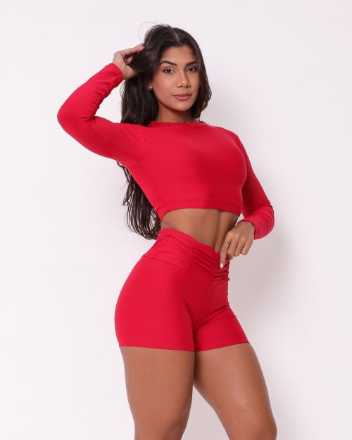 Conjunto Short Básico Cós Franzido Light + Top Maria
