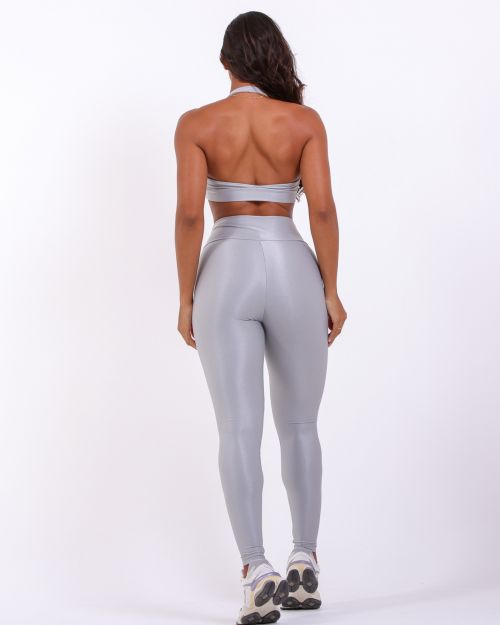 Conjunto Calça Legging Básica Compressão + Top Jhully
