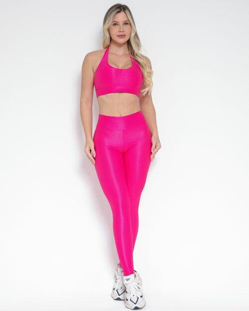 Conjunto Cal�a Legging B�sica Compress�o + Top Jhully