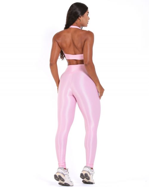 Conjunto Calça Legging Básica Compressão + Top Jhully