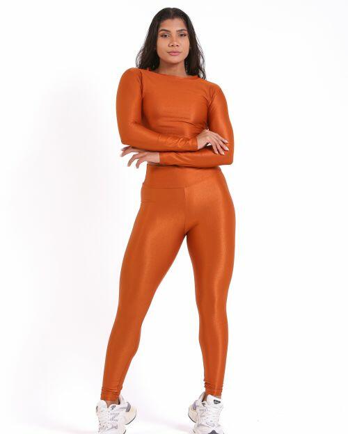 Conjunto Calça Legging Básica Compressão + Top Maria