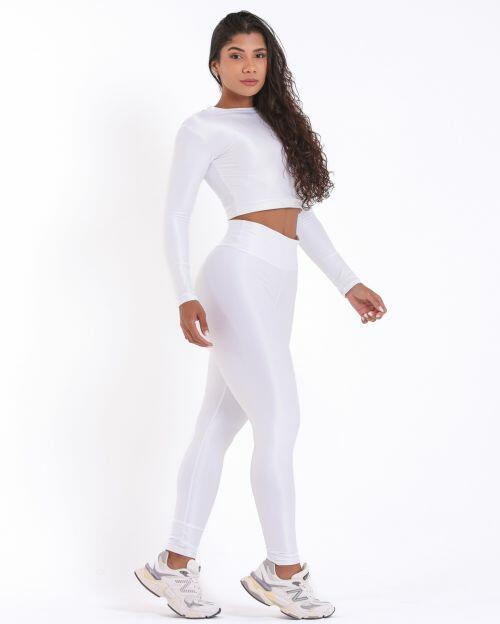 Conjunto Calça Legging Básica Compressão + Top Maria