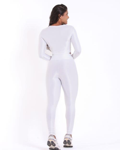 Conjunto Calça Legging Básica Compressão + Top Maria