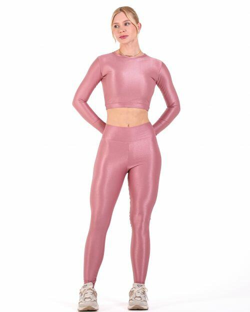 Conjunto Calça Legging Básica Compressão + Top Maria