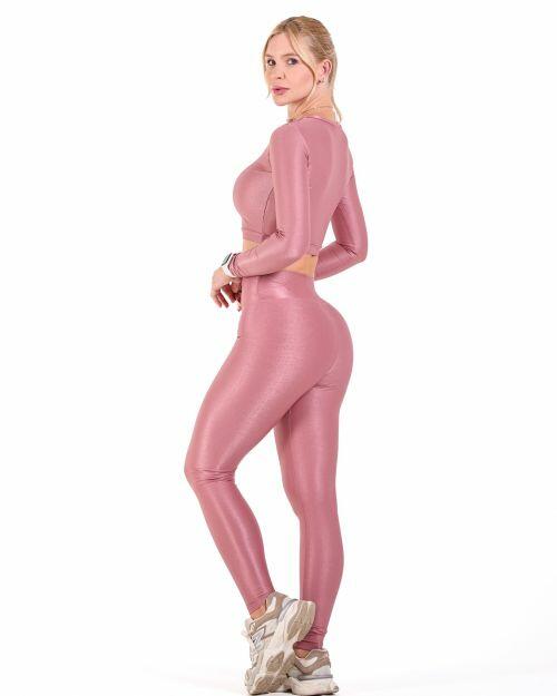 Conjunto Calça Legging Básica Compressão + Top Maria
