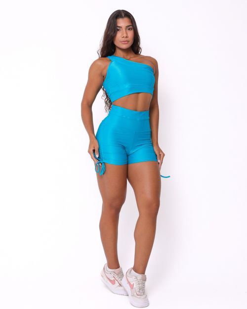 Conjunto Short Empina Cross Compressão + Top Paloma