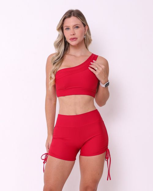 Conjunto Short Cross Light + Top Paloma