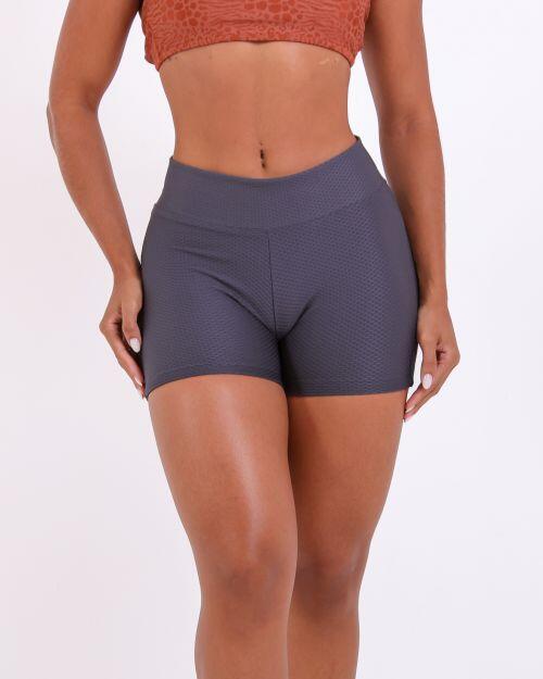 Short B�sico Curtinho Textura Colmeia